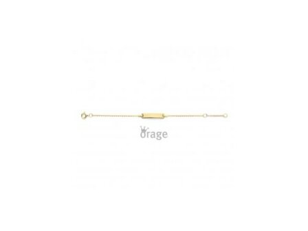Naamplaat - 9 kt | Orage Kids