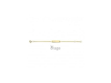 Naamplaat - 9 kt | Orage Kids