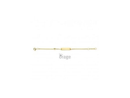 Naamplaat - 9 kt | Orage Kids