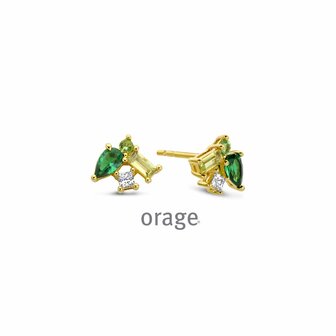 Oorbellen - Plaqu&eacute; | Orage