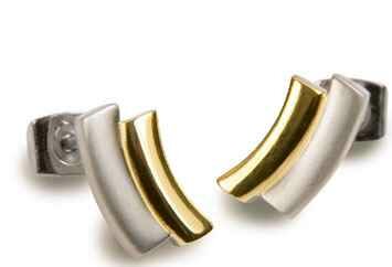 Oorbellen - Titanium | Boccia