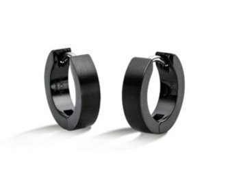 Oorbellen - Titanium | Boccia