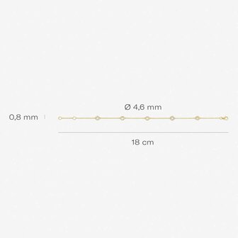 Armband - 14 kt | Blush