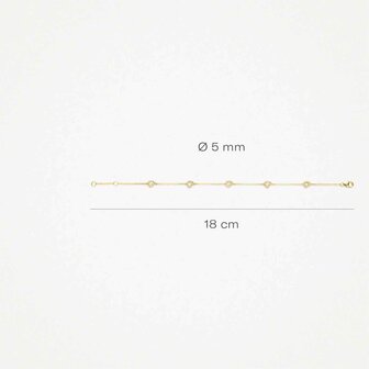 Armband - 14 kt | Blush