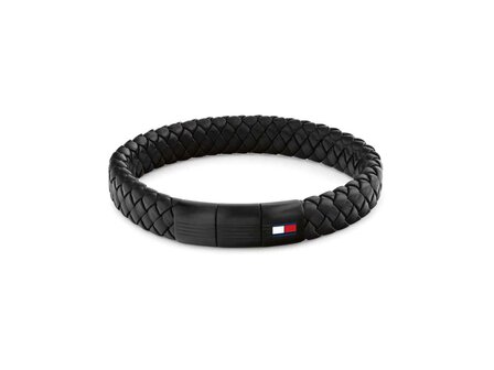 Armband - Staal/Leder | Tommy Hilfiger