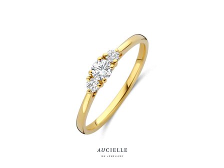 Ring - 18 kt Lab Grow Diamant | Aucielle