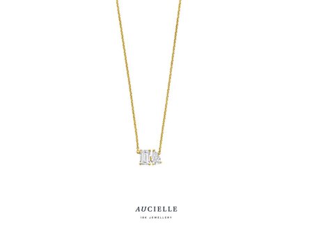 Collier - 18 kt Lab Grow Diamant | Aucielle