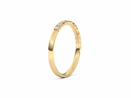 Trouwring - Briljant 18kt | Memoire