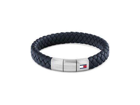 Armband - Staal/Leder | Tommy Hilfiger