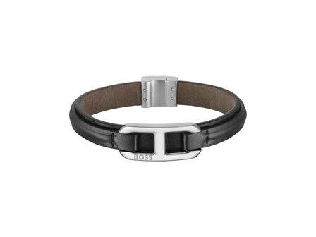 Armband - Staal/Leder | Boss
