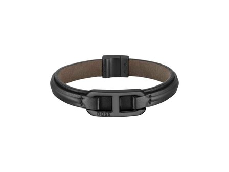 Armband - Staal/Leder | Boss