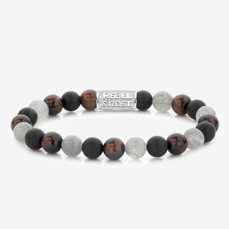 Armband - Staal/Beads | Rebel & Rose