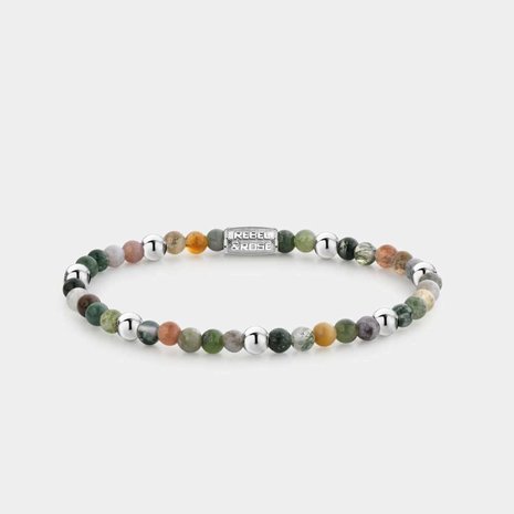 Armband - Staal/Beads | Rebel & Rose