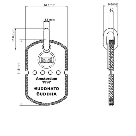 Hanger - Zilver | Buddha to Buddha