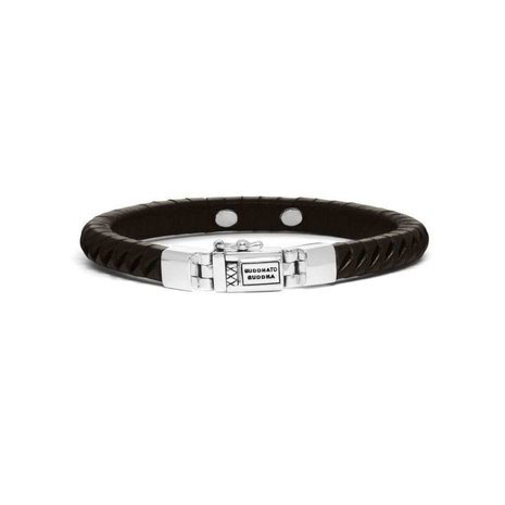 Armband - Zilver/Leder | Buddha to Buddha