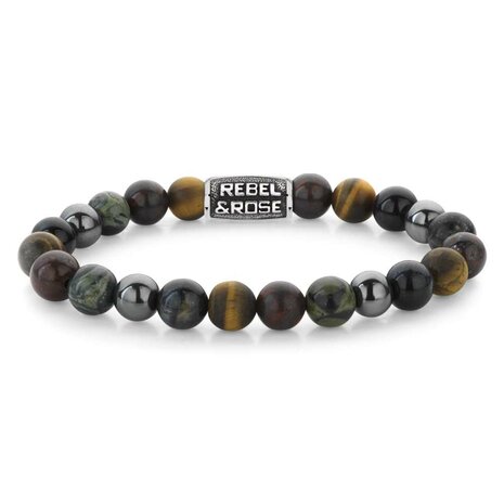 Armband - Staal/Beads | Rebel & Rose