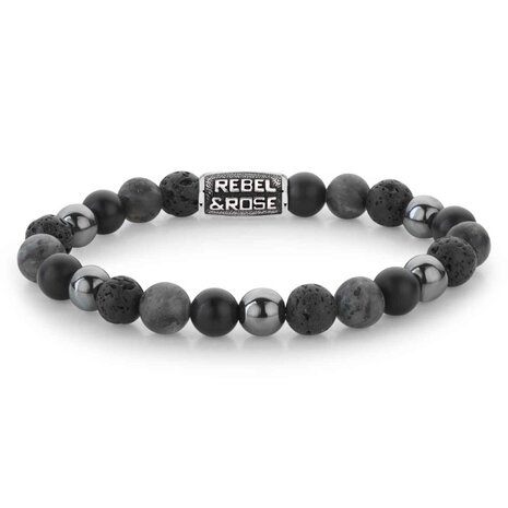 Armband - Staal/Beads | Rebel & Rose