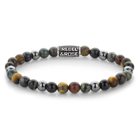 Armband - Staal/Beads | Rebel & Rose