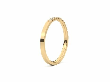 Trouwring - Briljant 18kt | Memoire