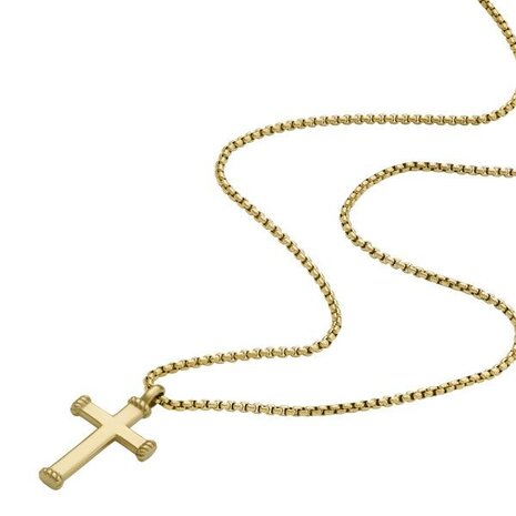 Collier - Staal | Fossil