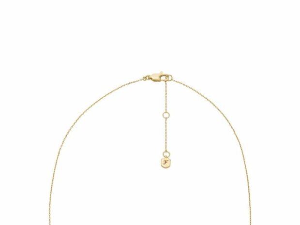 Collier - Staal | Fossil