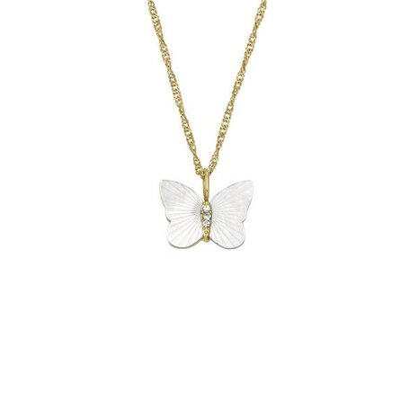 Collier - Staal | Fossil