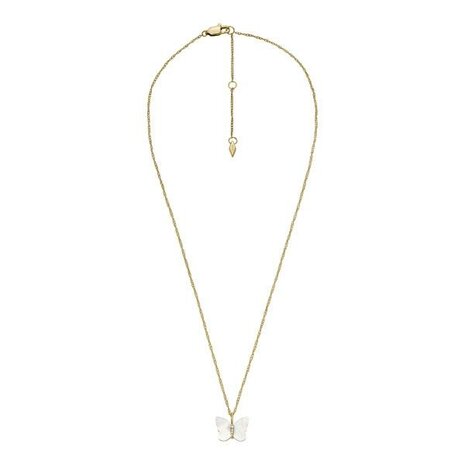 Collier - Staal | Fossil