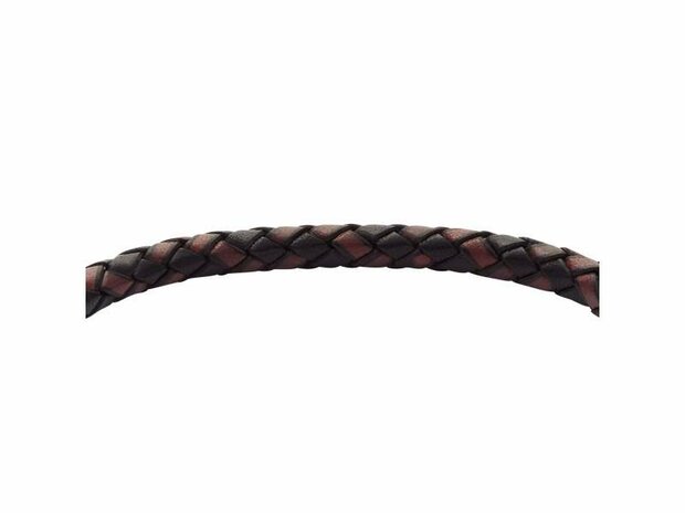 Armband - Staal/Leder | Fossil