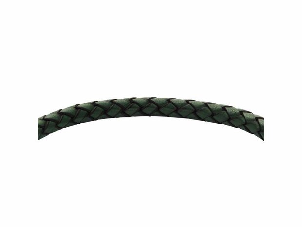 Armband - Staal/Leder | Fossil