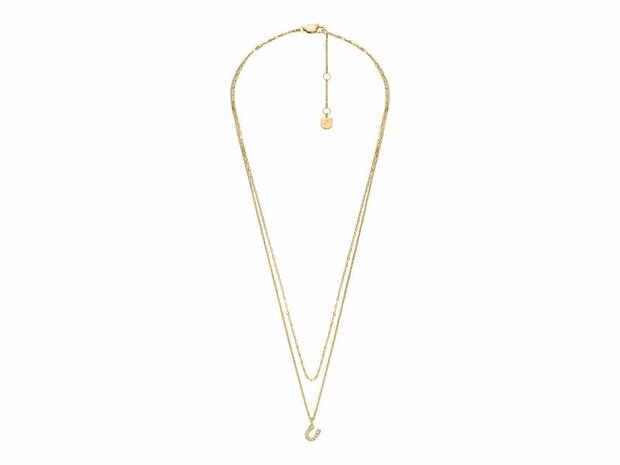 Collier - Staal | Fossil