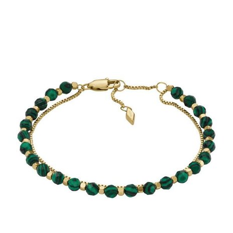 Armband - Staal/Beads | Fossil