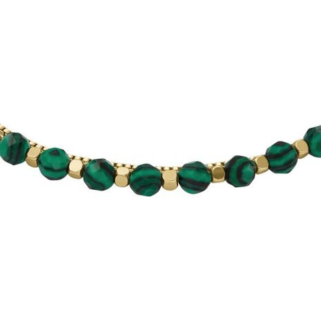 Armband - Staal/Beads | Fossil