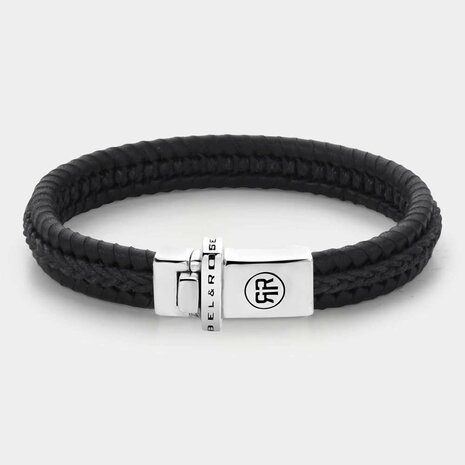 Armband - Zilver/Leder | Rebel & Rose