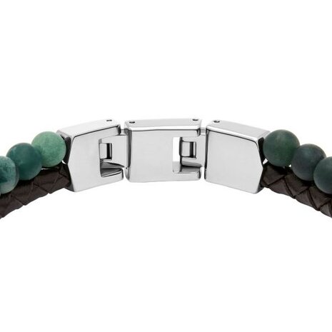 Armband - Staal/Beads | Fossil