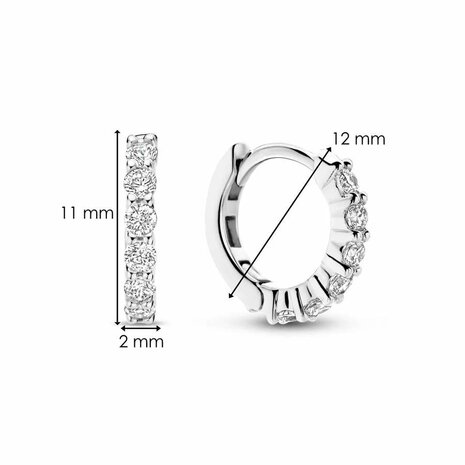 Oorbellen - Zilver | Ti Sento