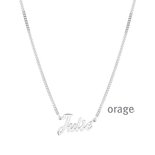 Naam Ketting - Zilver | Tresor