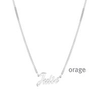 Naam Ketting - Zilver | Orage