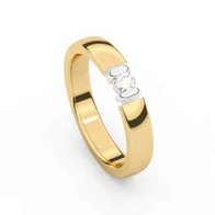 Trouwring - Briljant 18kt | Memoire