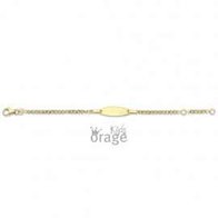 Naamplaat - 9 kt | Orage Kids