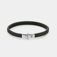 Armband - Zilver/Leder | Rebel & Rose