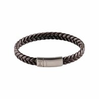 Armband - Staal/Leder | Aze