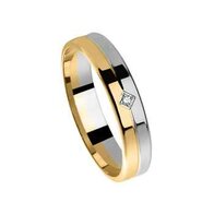 Trouwring - Briljant 18kt | Amici