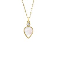 Collier - Staal | Fossil