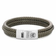 Armband - Zilver/Leder | Rebel & Rose