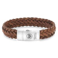 Armband - Zilver/Leder | Rebel & Rose