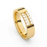 Trouwring - Briljant 18kt | Memoire