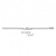 Naamplaat - Zilver | Orage Teenz