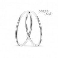 Oorbellen - Staal | Orage Teenz