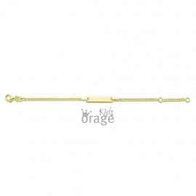 Naamplaat - 9 kt | Orage Kids
