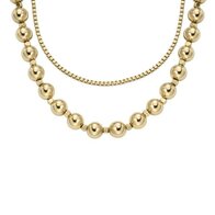 Collier - Staal | Fossil